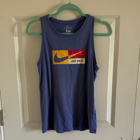 Nike Tops - Nike Purple Tank Top with Logo Patch Size Small